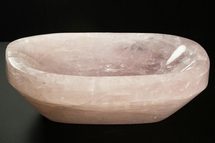 Polished Rose Quartz Dish #338462
